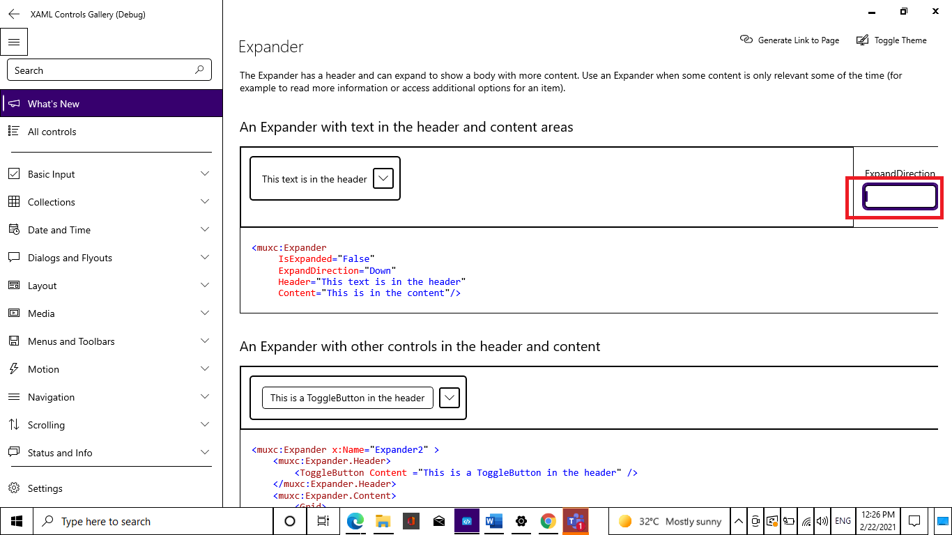 Bug: XAML Controls Gallery: Accessibility: [MAS4.3.1]: In HC mode ...