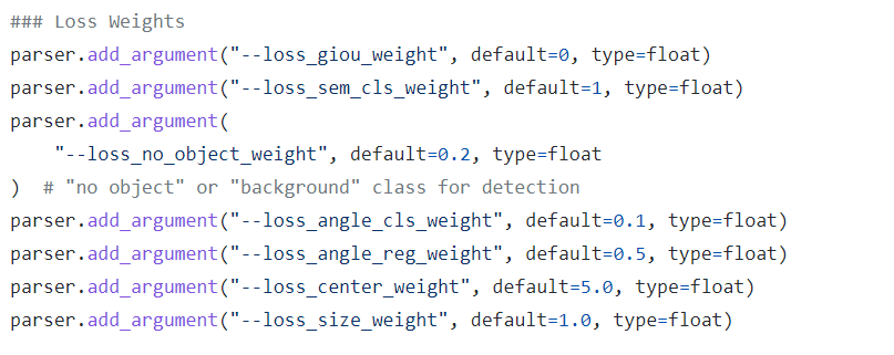 Different loss function weights between this repo and paper · Issue #29 ...