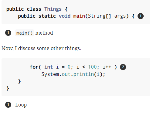 Callout numbering for multiple sections of source from one file · Issue ...