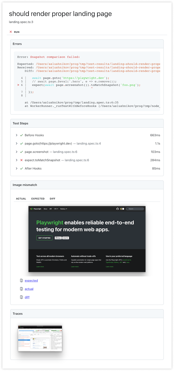 html reporter 