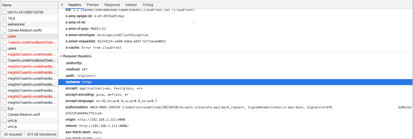 Calling REST Api that requires auth from localhost has Credential ...