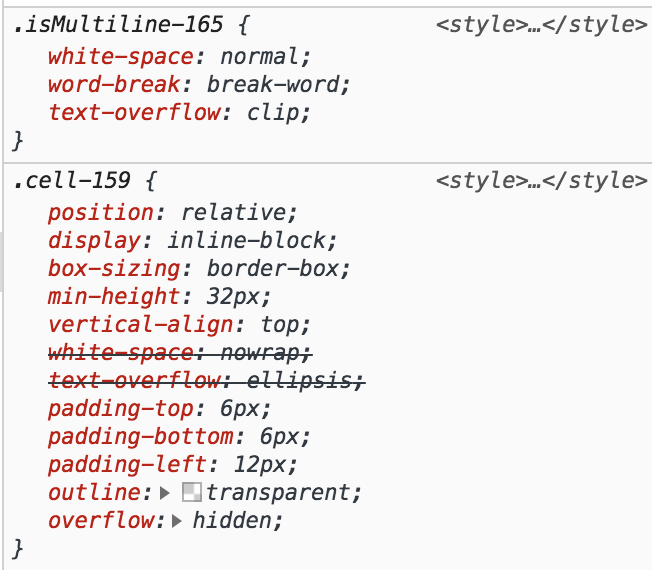 DetailsList: sometimes isMultiline style doesn't work accidentally ...
