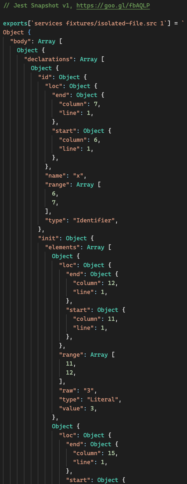 Add support for jest snapshots · Issue #5564 · github-linguist/linguist ...