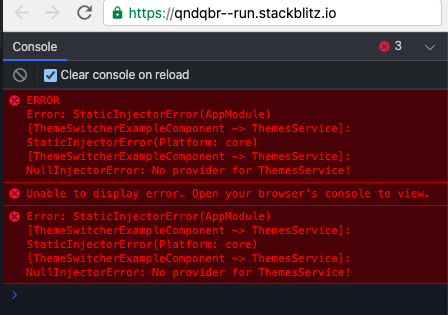 bug(core): some stackblitz examples doesn't work · Issue #6976 · SAP ...