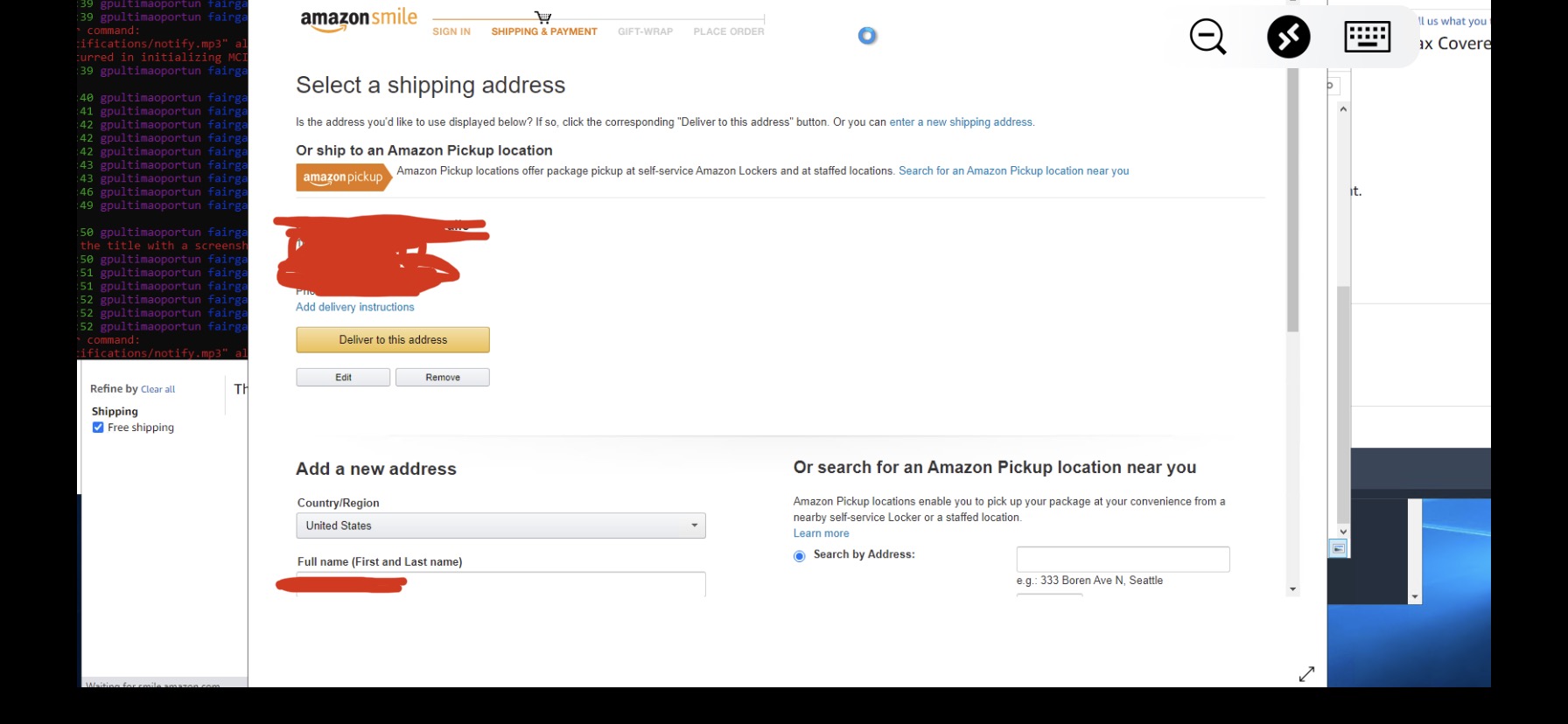 shipping options page exception · Issue #450 · Hari-Nagarajan/fairgame ...