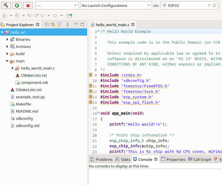 Something Wrong In Management Of Esp Idf Projects Iep 278 Issue 157 Espressif Idf Eclipse Plugin Github