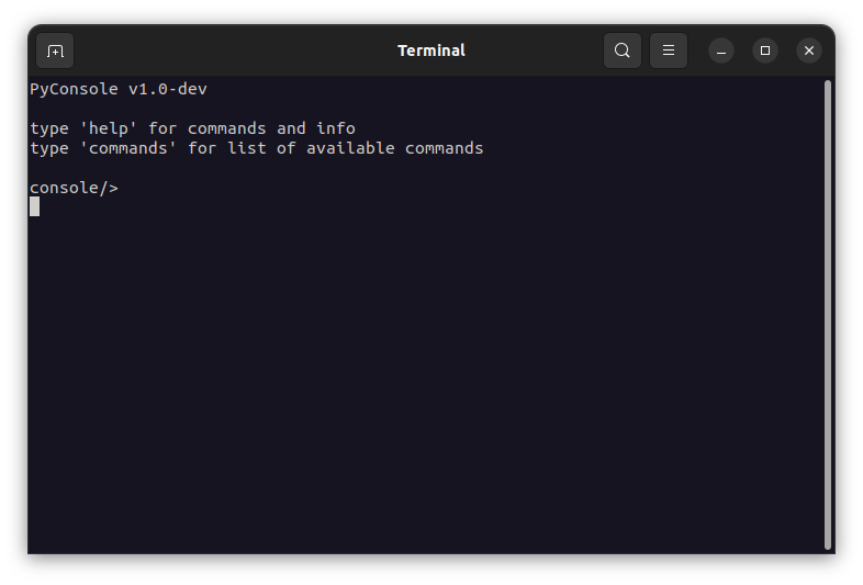 GitHub - svenwlive/PyConsole: A console-kind Python 3 program. Mostly ...