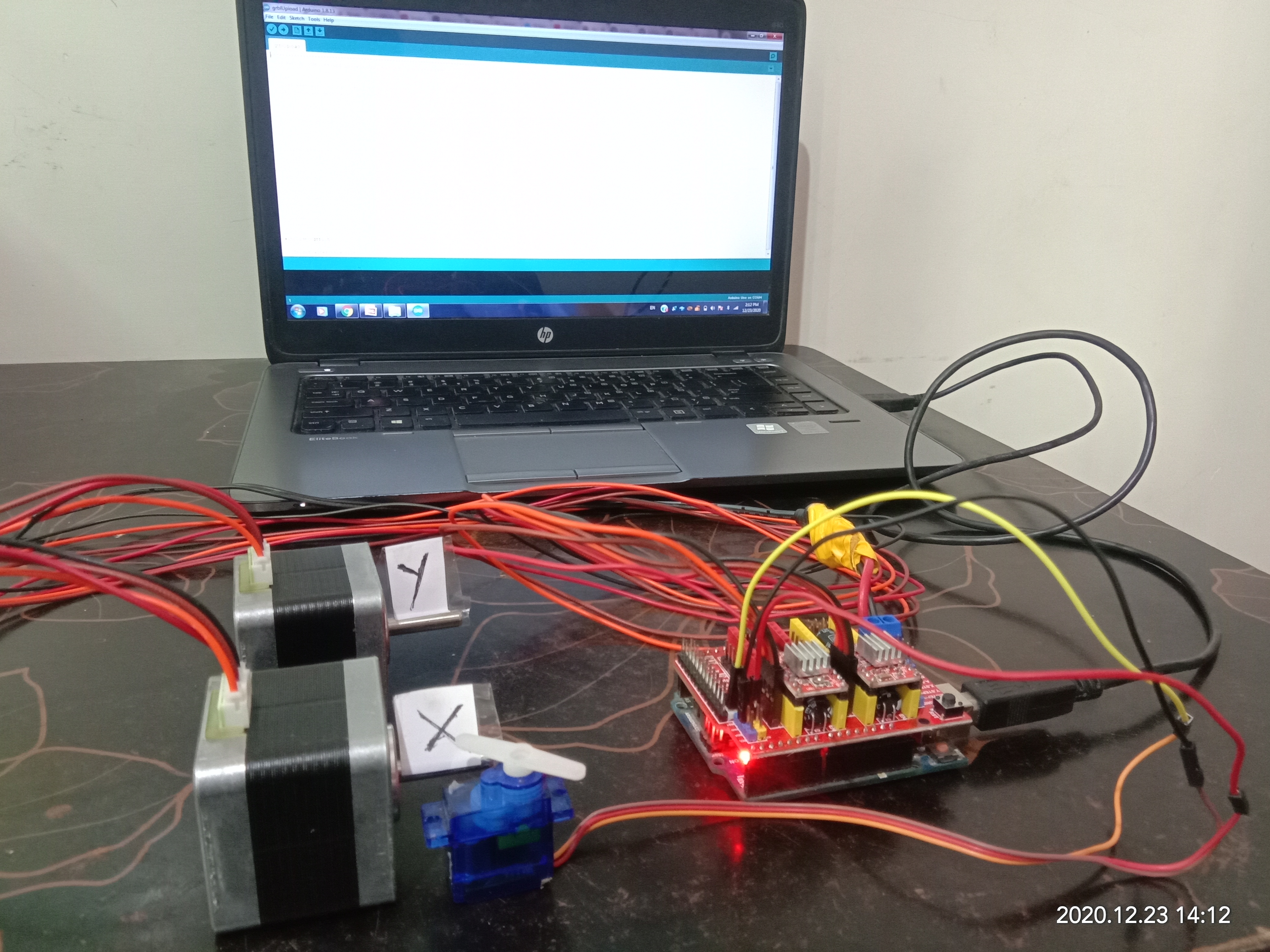 GitHub - Anuvrat-NITSKM/CNC_Drawing_Machine: Low Cost Arduino Plotter ...