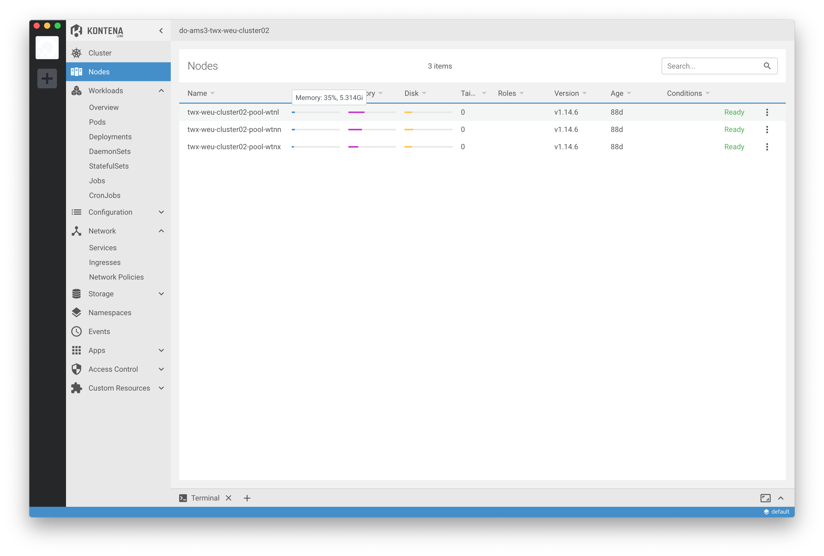 Incorrect Memory And CPU Usage Report For Nodes Issue 113 Lensapp