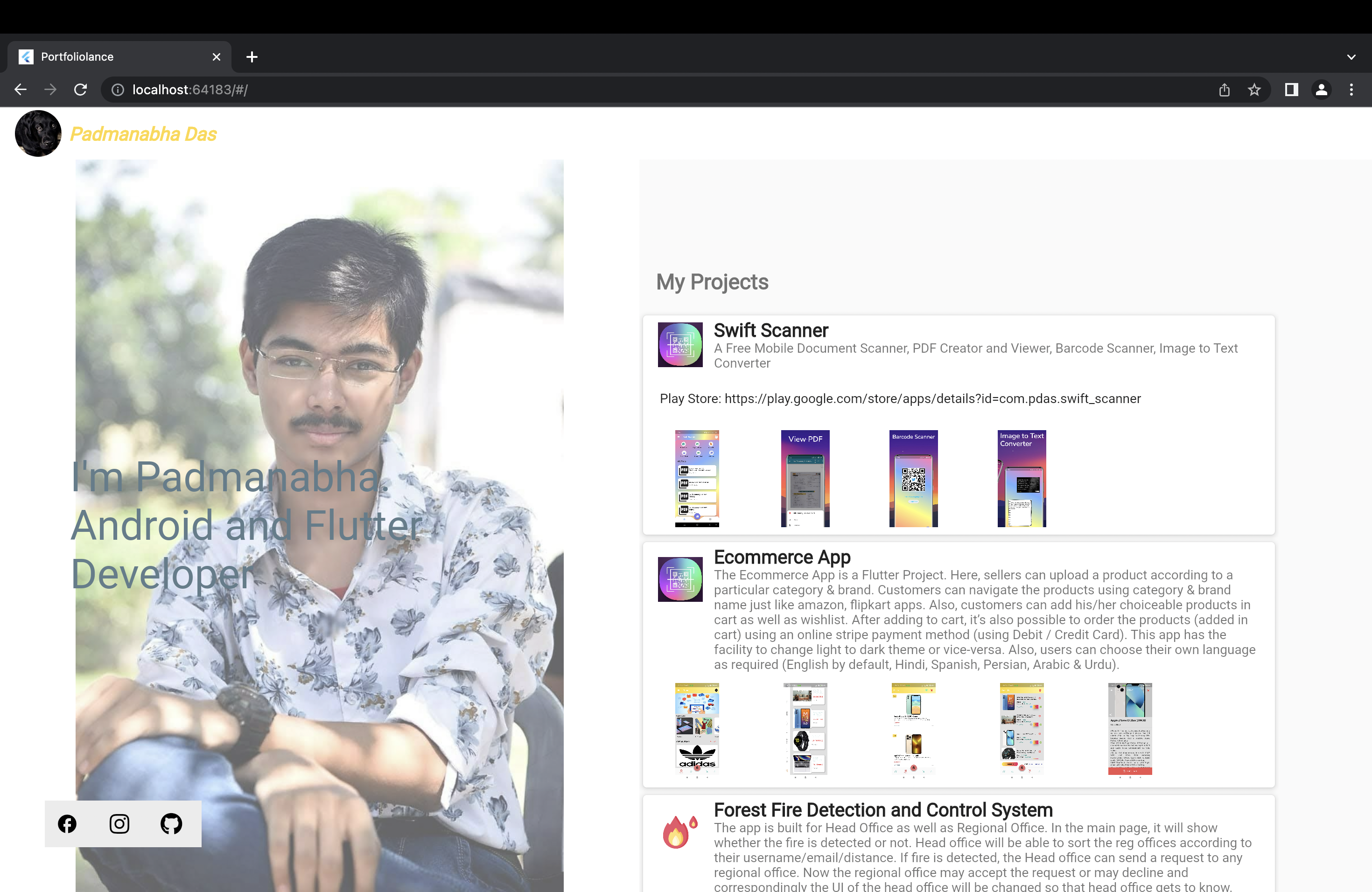 GitHub - chayan-1906/portfoliolance: A Flutter Web Application