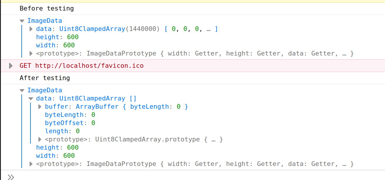 Uncaught DOMException on Firefox when working with vecs in a sub-scope ...