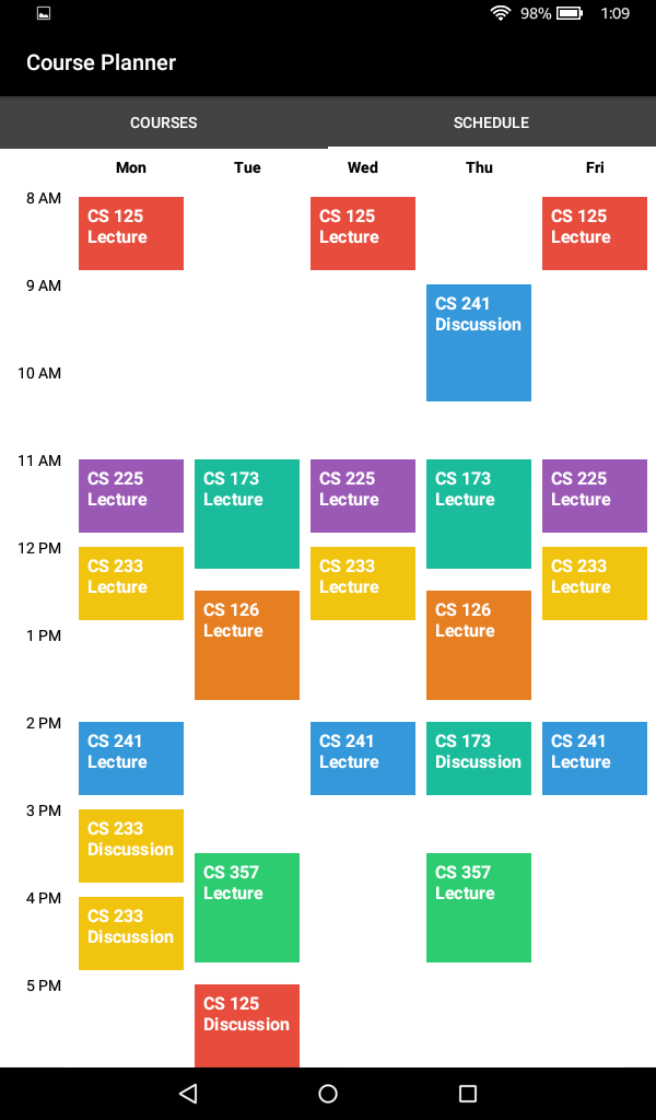 Uiuc Course Packet GitHub - brianstrauch/uiuc-course-scheduler: An Android app that ...