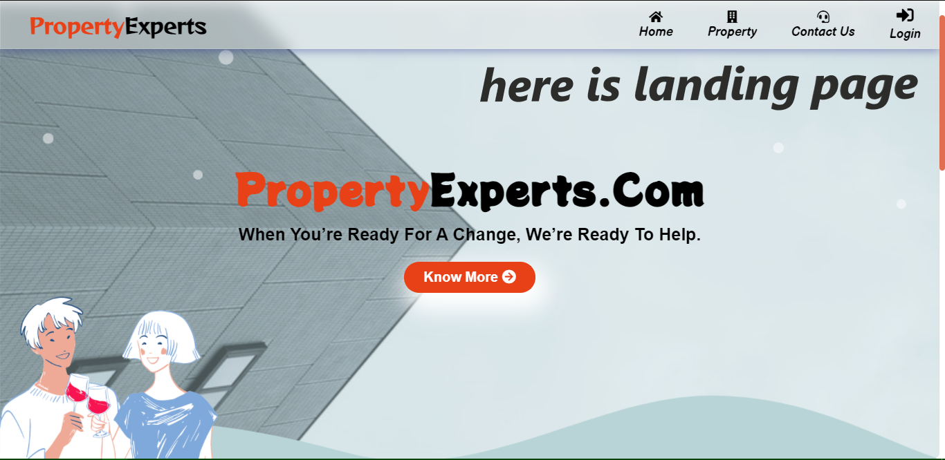 landing page