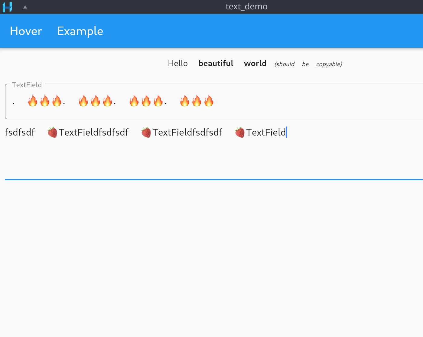 can not show emoji on linux · Issue 481 · goflutterdesktop/go