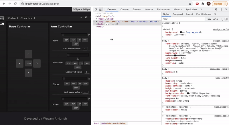 GitHub - wesamhamad/Base-Arm_ControlPanel