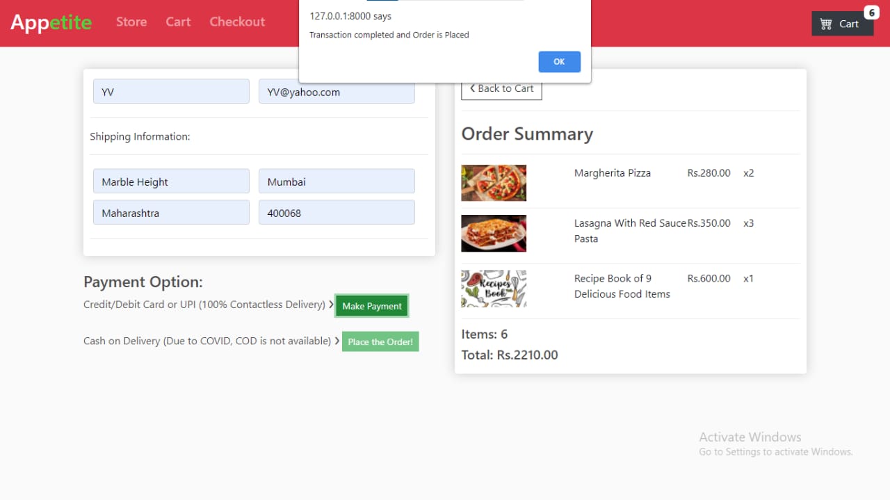GitHub - parth-magiya/APPETITE2: A food order management system using ...