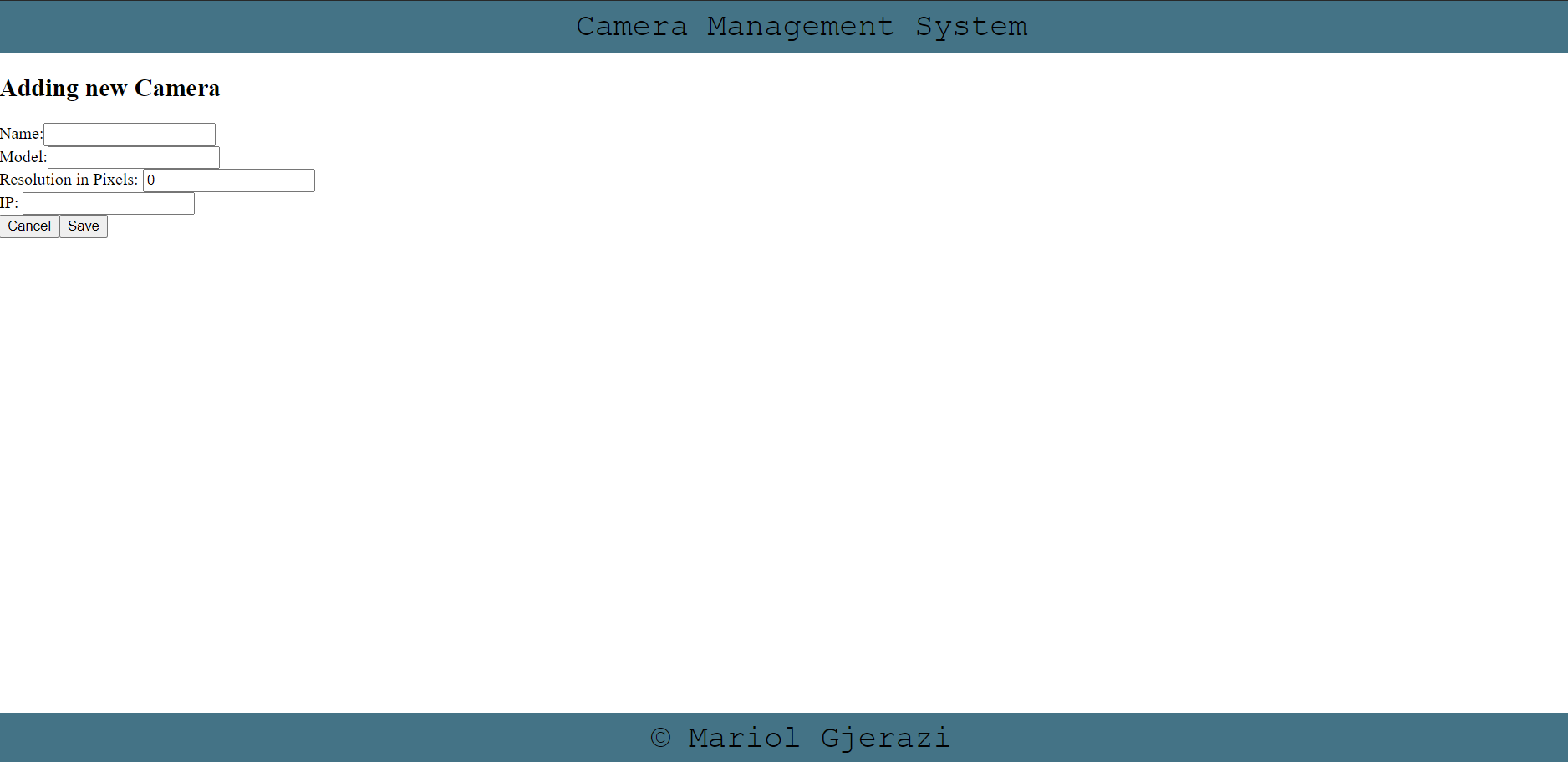 GitHub - mgjerazi/Java-Spring-Boot-MongoDB-Angular-Project: Camera ...