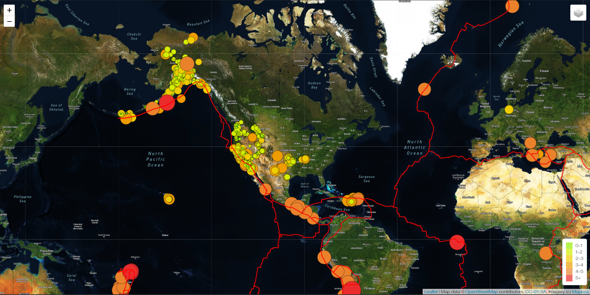 GitHub - boyerjason700/Mapping_Earthquakes: Using Javascript, Leaflet ...
