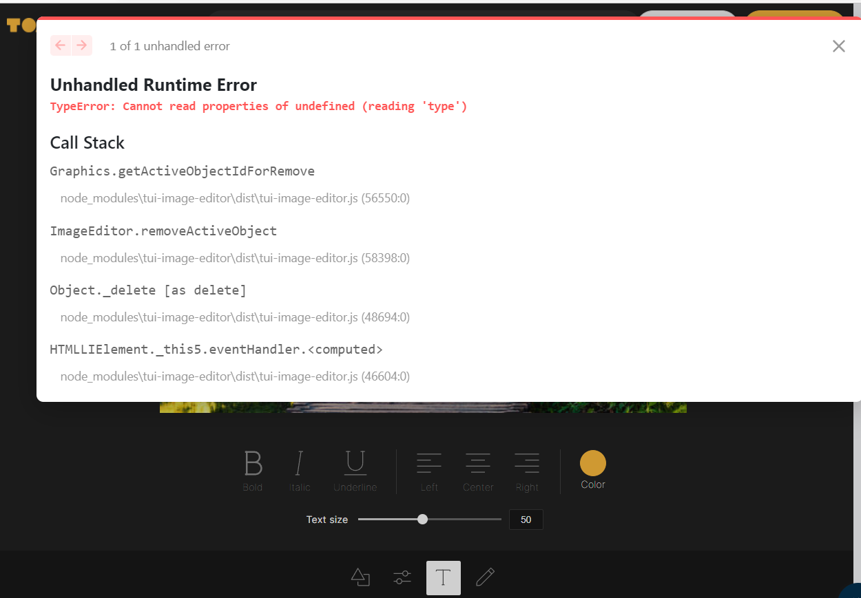 Hide menu from toolbar. · Issue #708 · nhn/tui.image-editor · GitHub