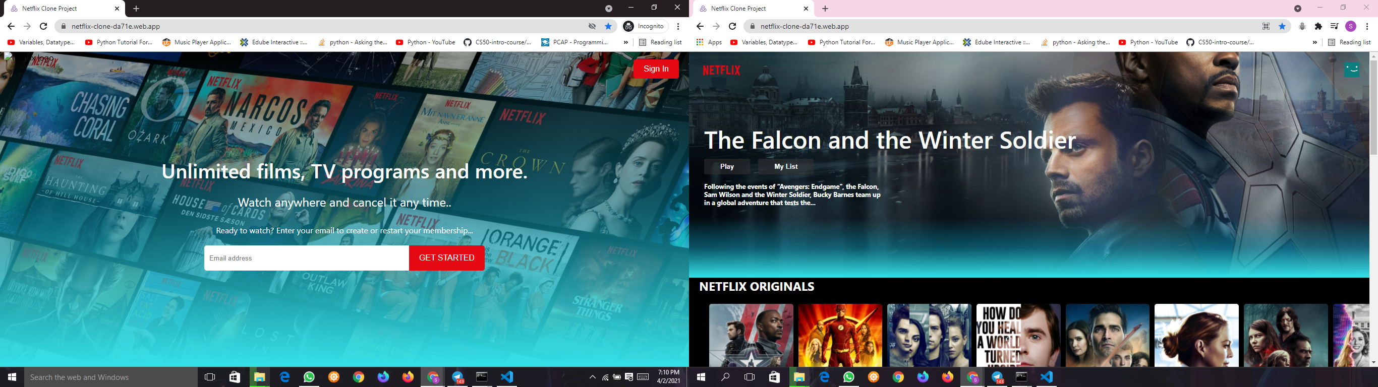 GitHub - sssatendra/Netflix-React-Clone: Netflix Clone made with React ...