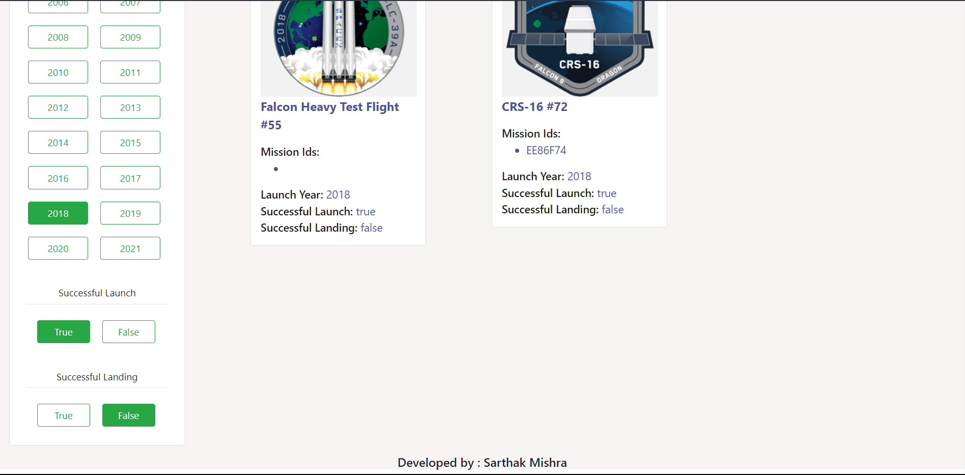 GitHub - Sarthak-code360/SpaceX_WebApp: A web application which would ...