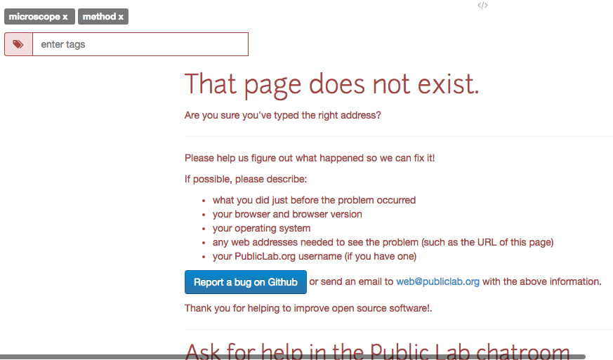 Can't add the "tool" tag on a methods page · Issue #1544 · publiclab ...