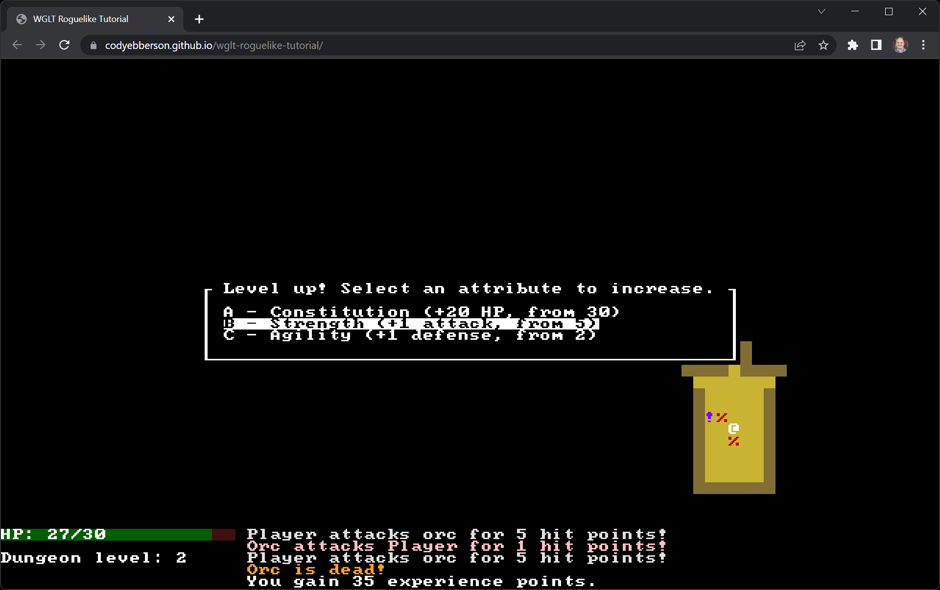 GitHub - codyebberson/wglt-roguelike-tutorial