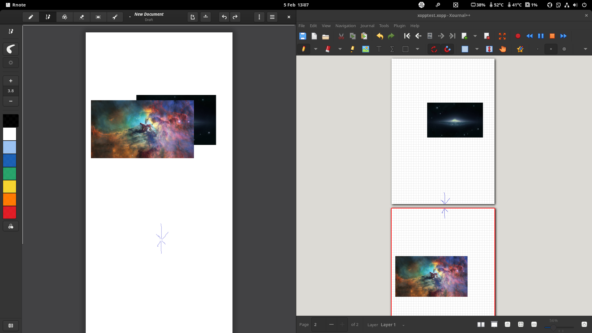Images imported from Xournal++ all appear on the first page · Issue #97 ...