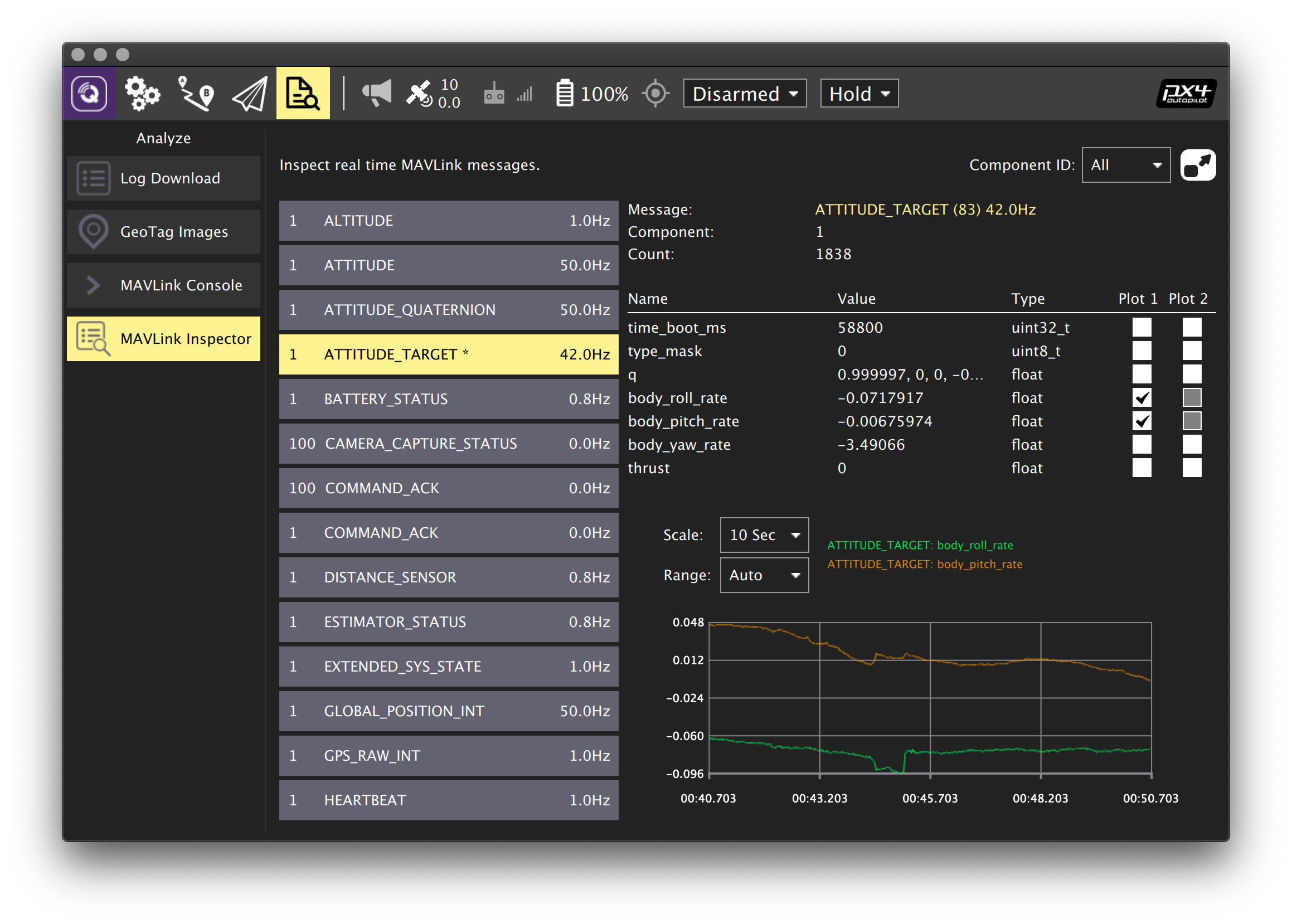 Charting is missing · Issue #8308 · mavlink/qgroundcontrol · GitHub