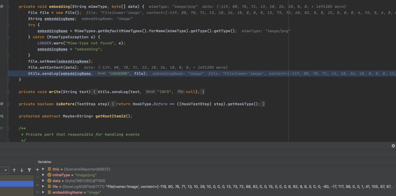 Java Cucumber4 TestNG ScreenShot Scenario.embed Image file in RP