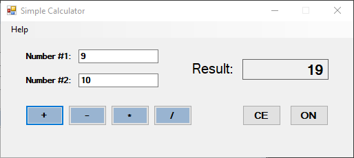 GitHub - davmz/SimpleCalculator: A C# windows application of a simple ...