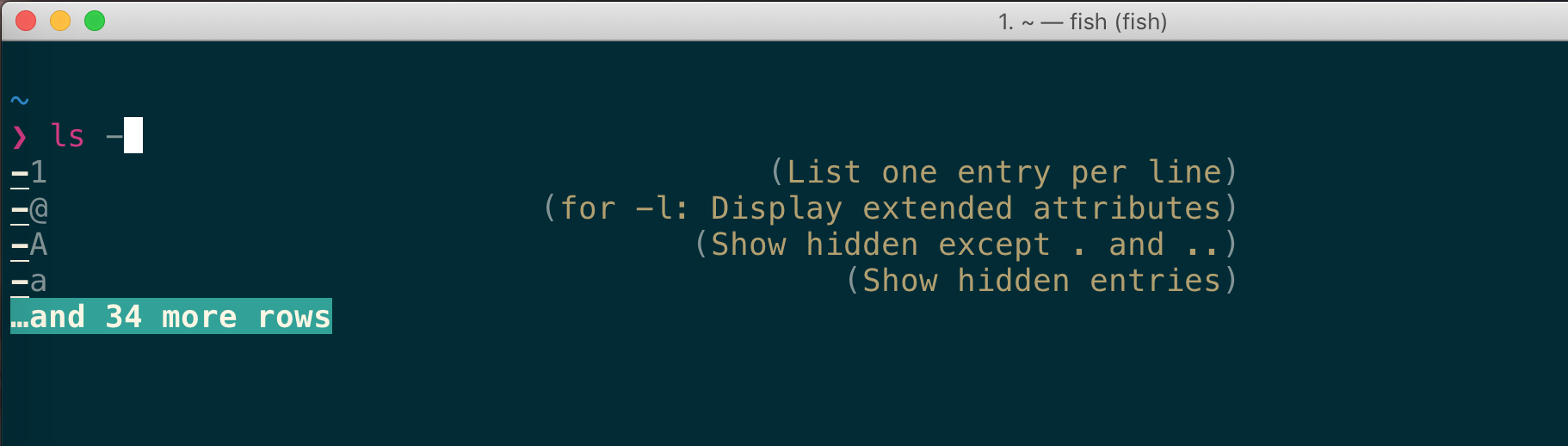 Hyphen character is underlined in man page tab completion list · Issue ...