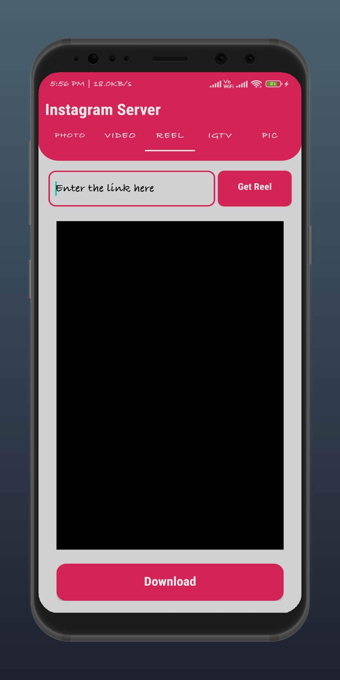 GitHub gaddarkumar7447/ReelsDownloaderApp