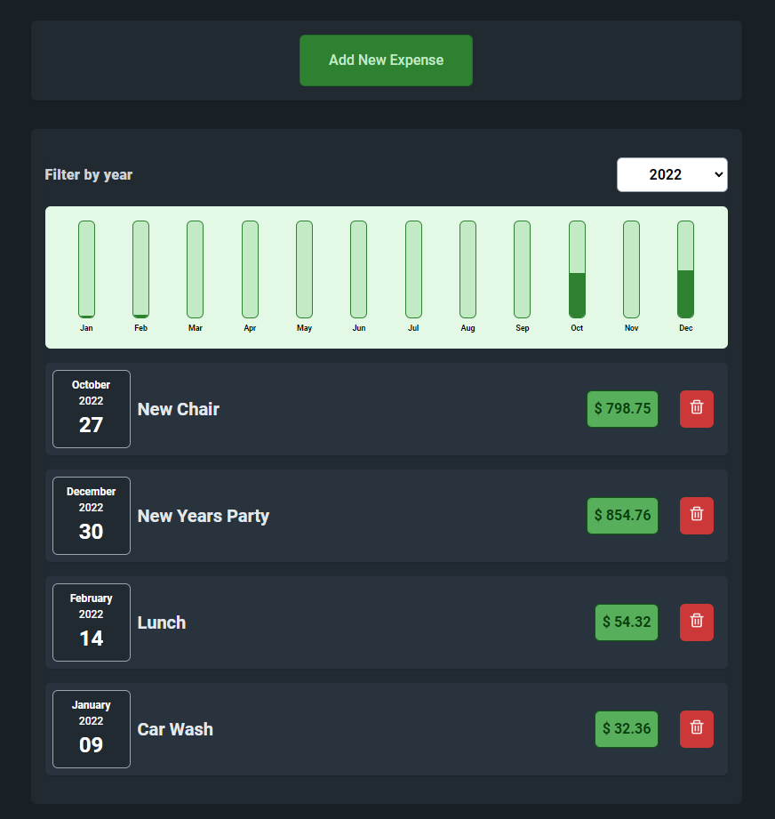 GitHub - Eddi3MS/expensesTracker: Expenses tracking app made with React ...