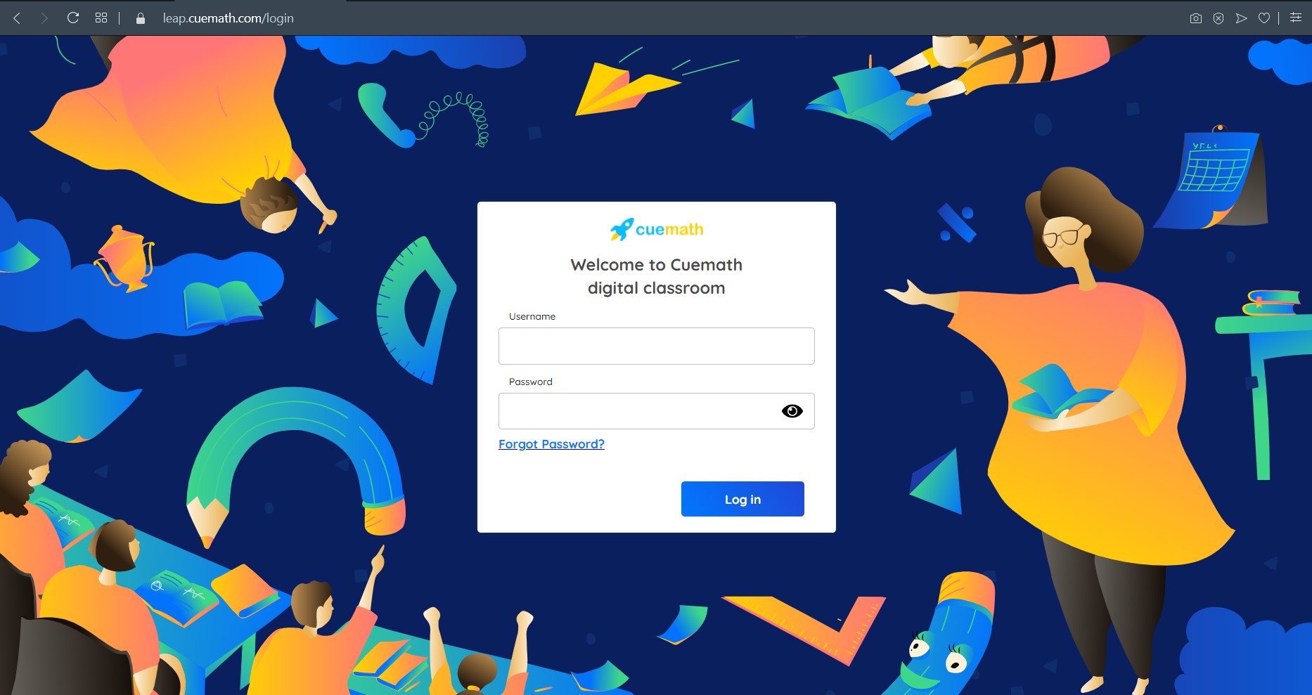cuemath-leap-review-login-pages-info