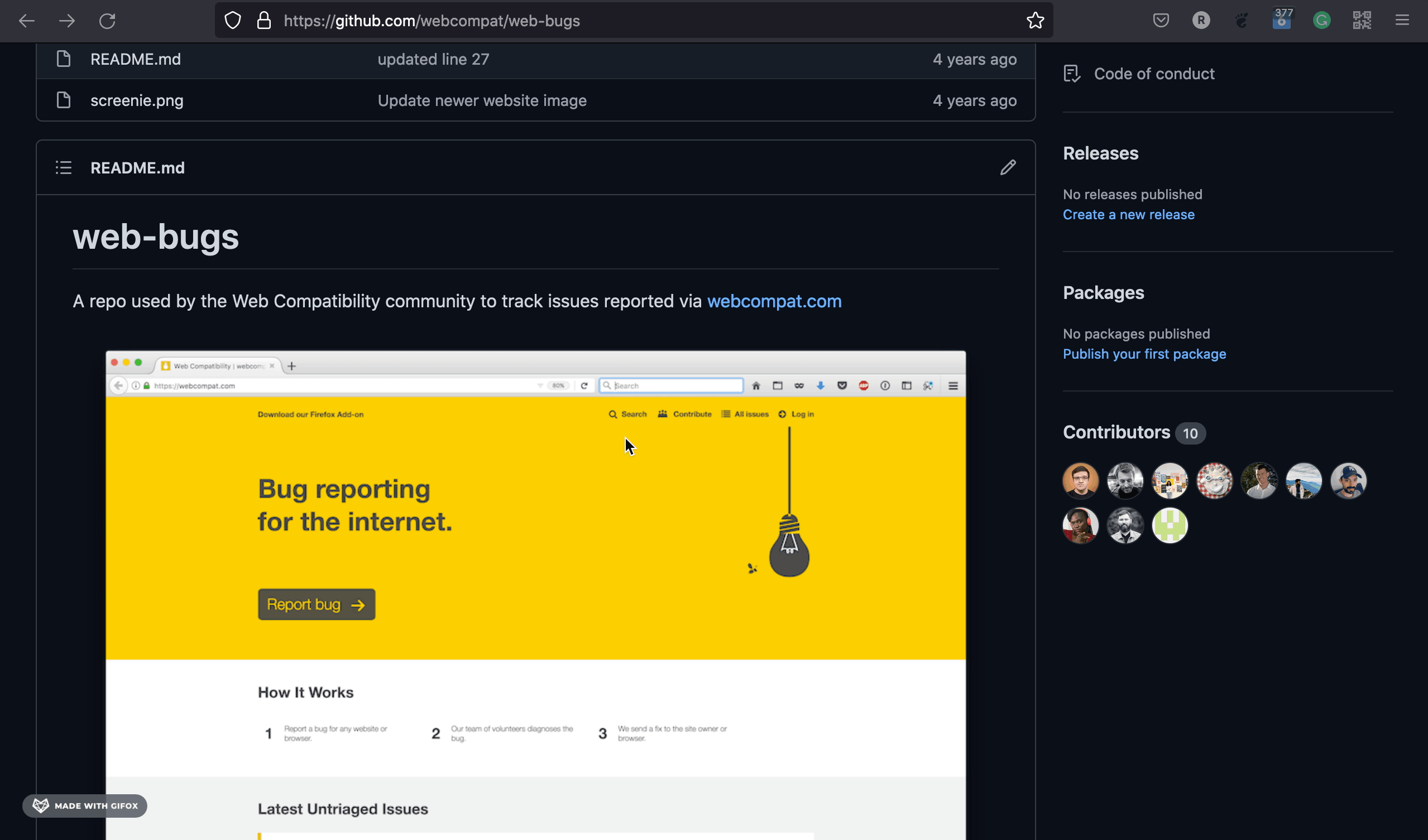 https://github.com/webcompat/web-bugs - flashes as it loads · Issue ...