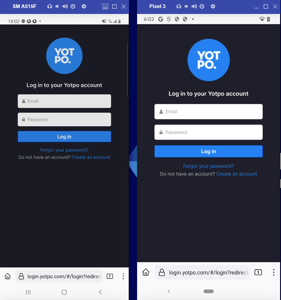 "Login" page keeps reloading · Issue 61350