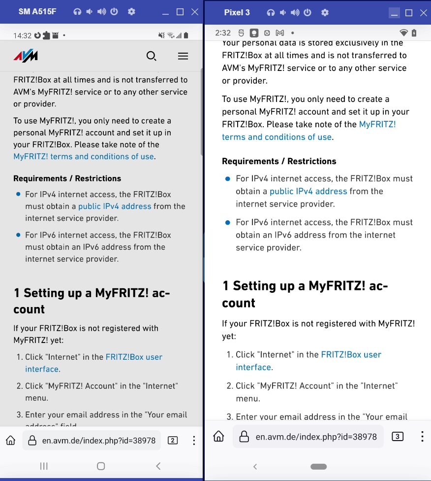 Sso myfritz site is not usable issue 107938 webcompat web