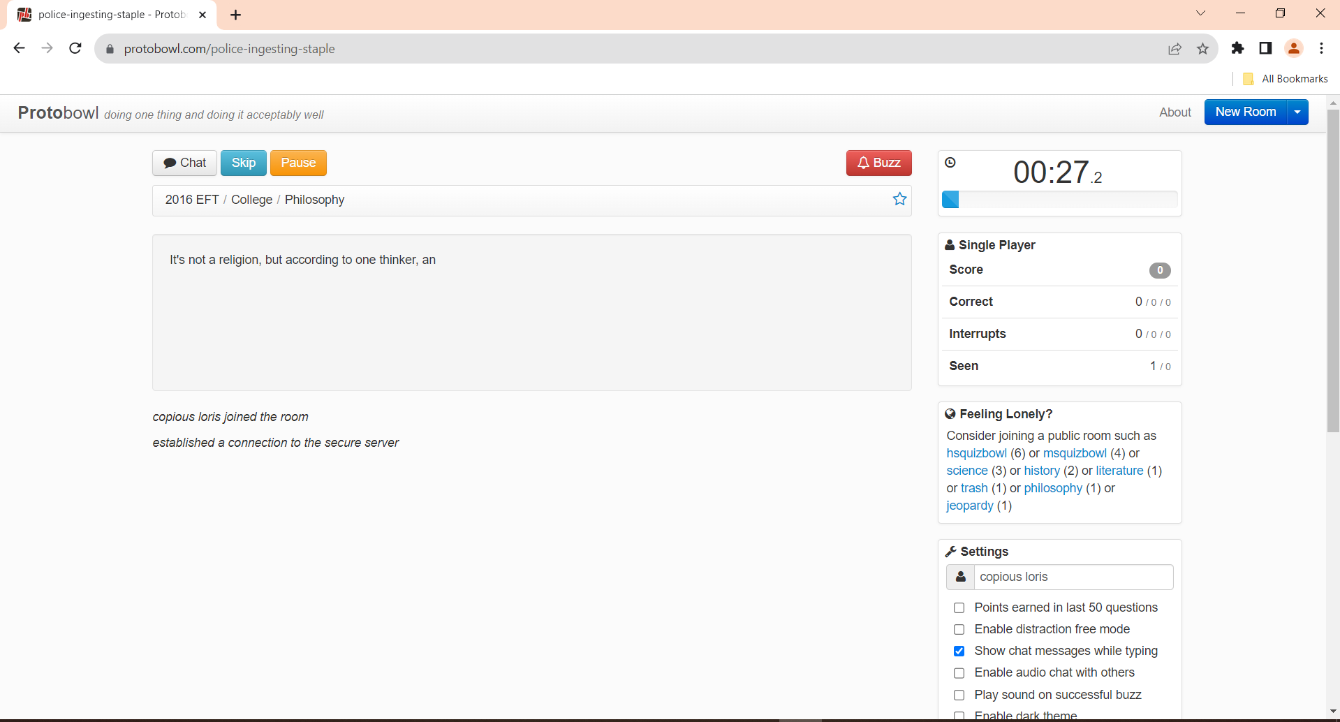 Error when accessing a room · Issue 128597 ·