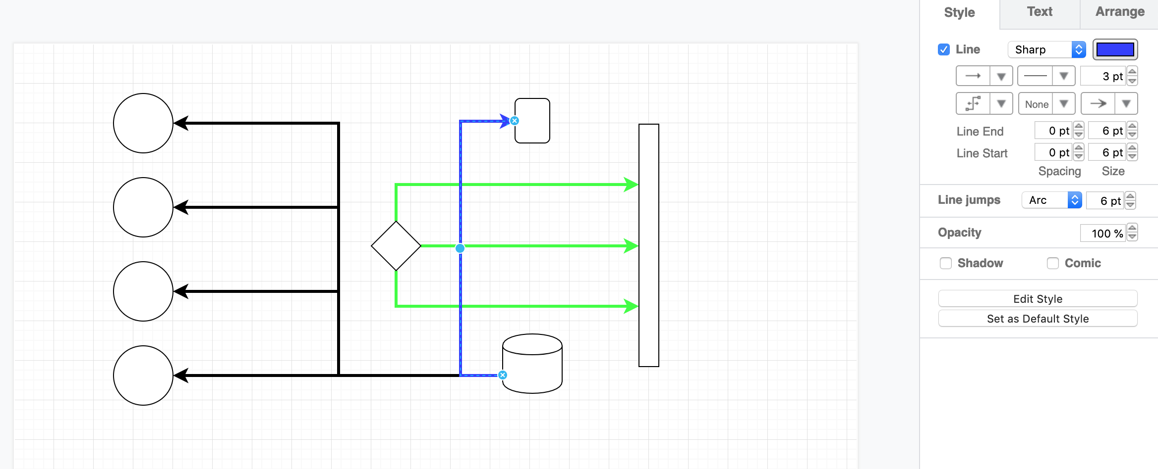 Line Jump Not Working in Unique Situation · Issue 310 · jgraph/mxgraph
