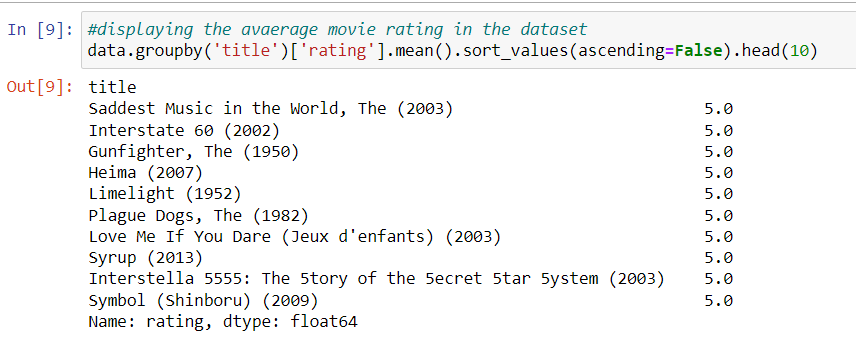 movie information using python free code: https:... GitHub - nagireddy00/MovieRecomemndations_nagi