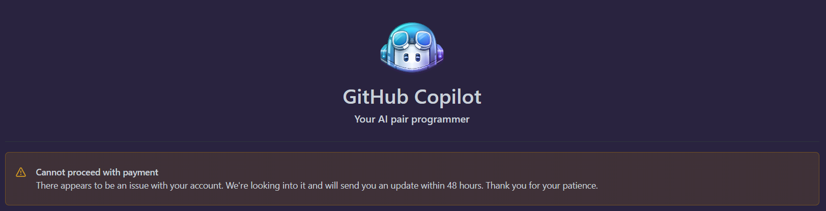 I can't purchase a subscription · community · Discussion #19093 · GitHub