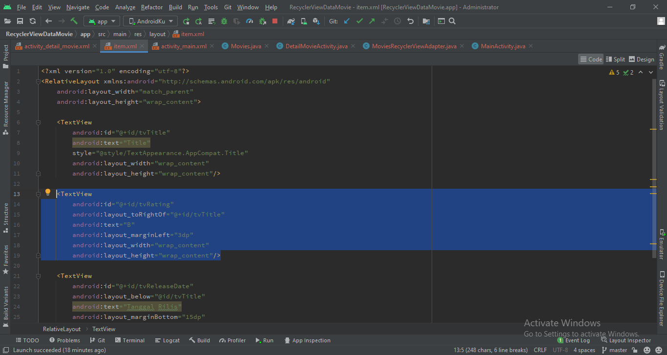 GitHub - ETS-Android1/Workshop_Mobile_Applications-RecyclerView: Upload ...