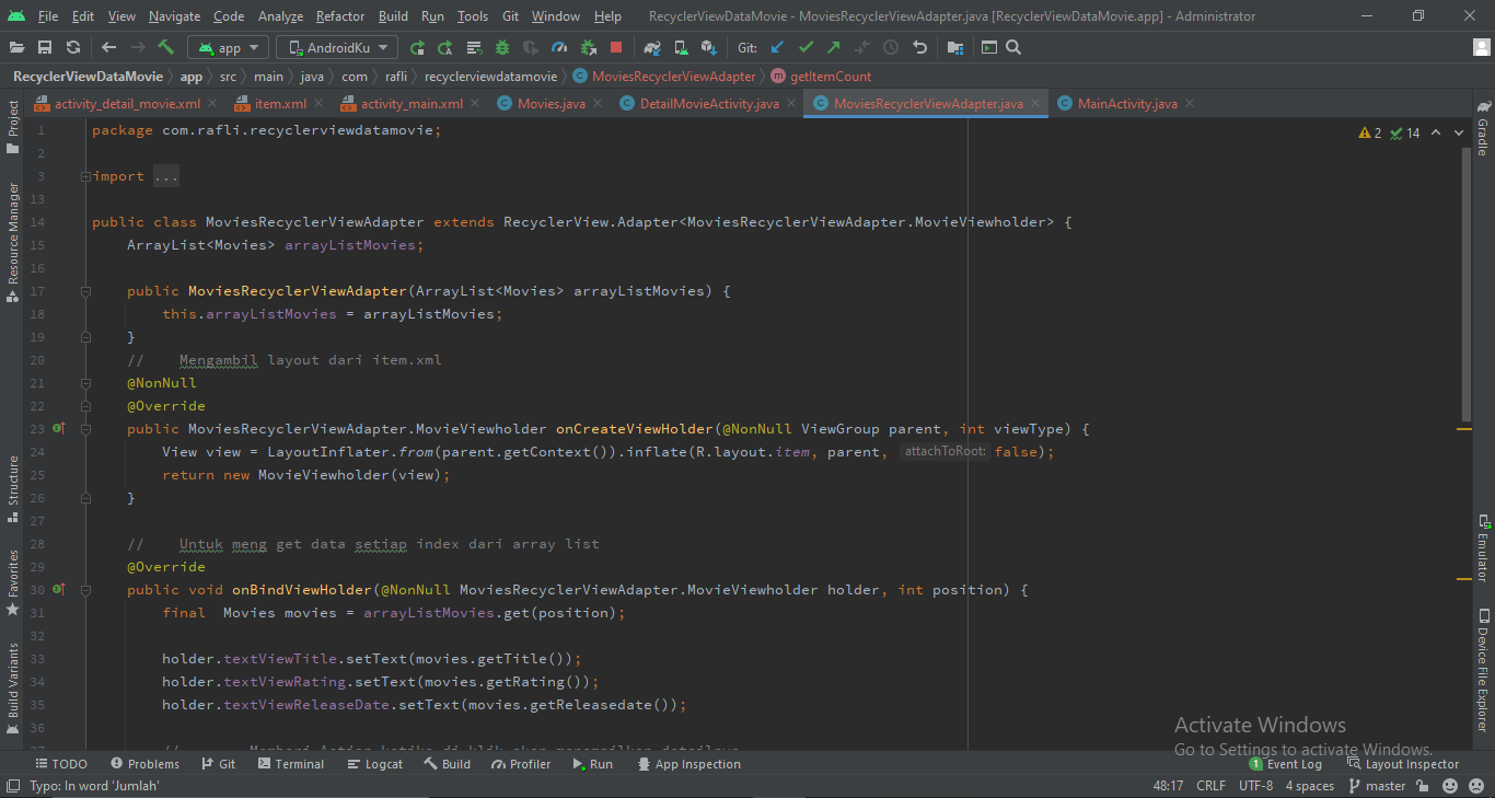 GitHub - ETS-Android1/Workshop_Mobile_Applications-RecyclerView: Upload ...