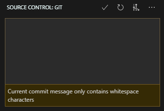 Please enter commit message