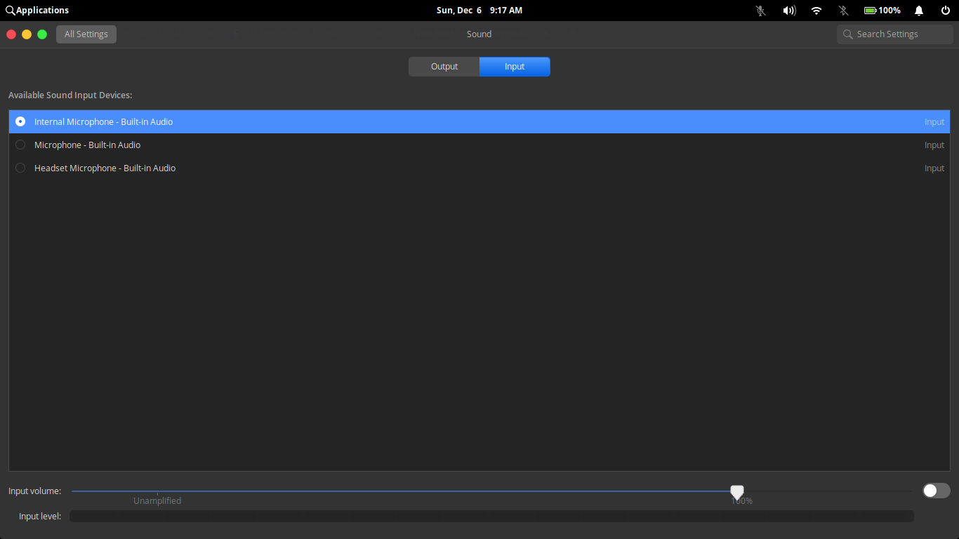 failed automatic detection of headset with microphone plugged in. · Issue 176 · elementary