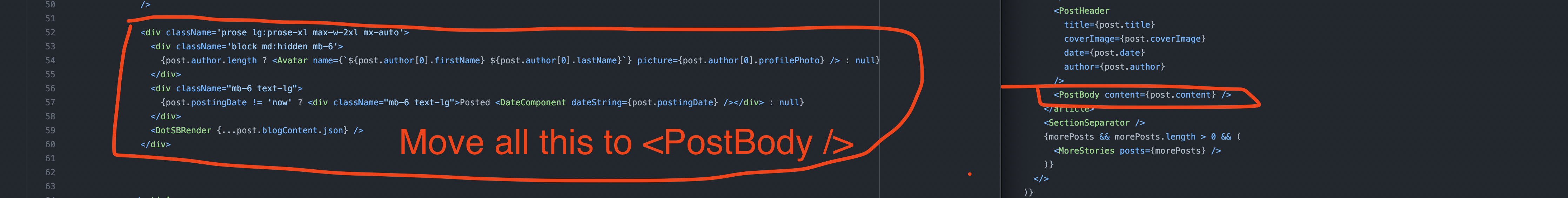 Move the content to component · Issue #22063 · dotCMS/core · GitHub