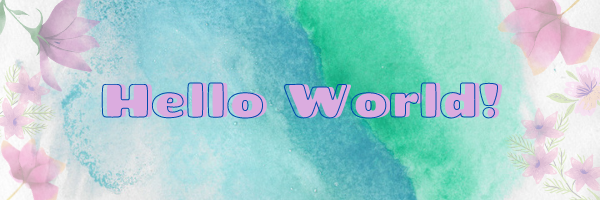 Hello World Banner