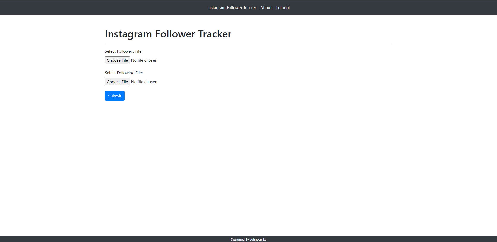 GitHub johnsondotle/InstagramFollowerTracker The Instagram tracker