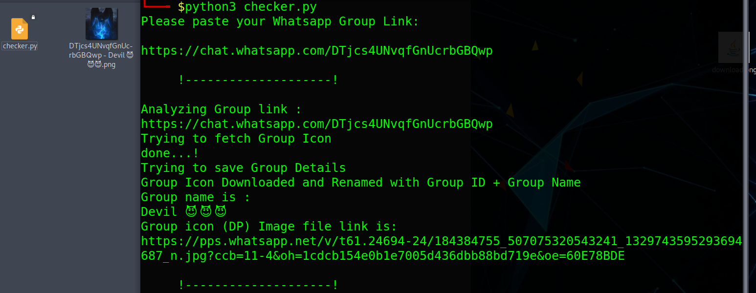 GitHub - MushtaqAlvi/Whatsapp-Link-Analyzer: This is a Simple Pyhton3 ...